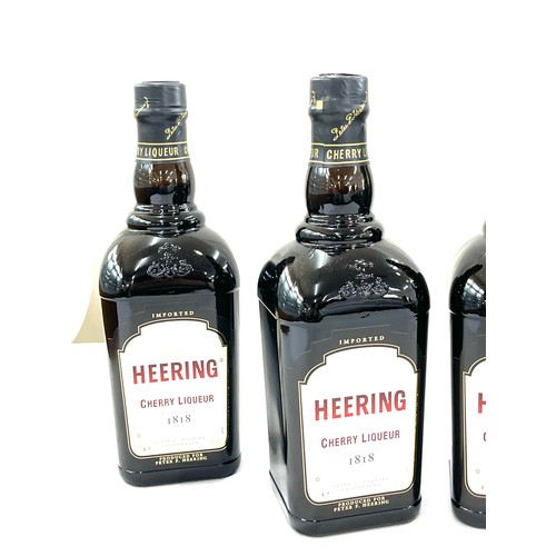 556 - 4 Bottles of Heering Cherry Liquor 1818, 70cl, 24% volume