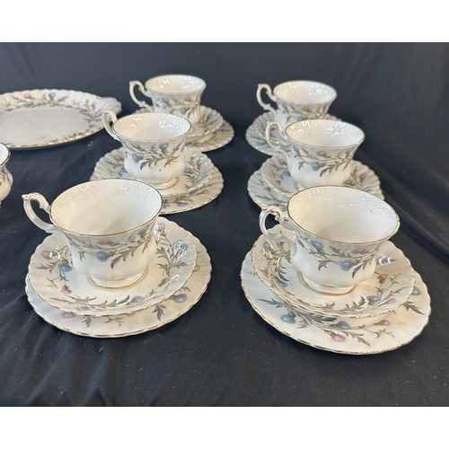 450 - Part Royal Albert Brigadoon tea service