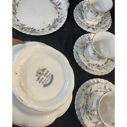 450 - Part Royal Albert Brigadoon tea service