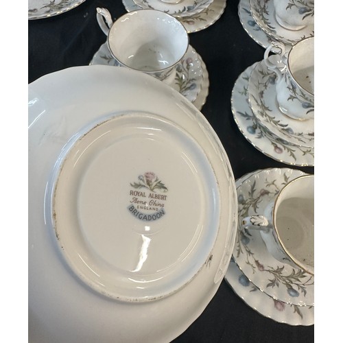 450 - Part Royal Albert Brigadoon tea service