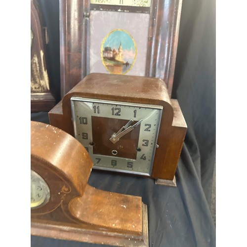 31 - Large selection of assorted clocks , spares or repairs