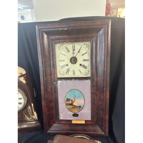 31 - Large selection of assorted clocks , spares or repairs