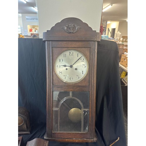 84 - Large selection of assorted clocks , spares or repairs