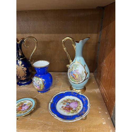 73 - Selection of assorted pottery includes Limoges etc