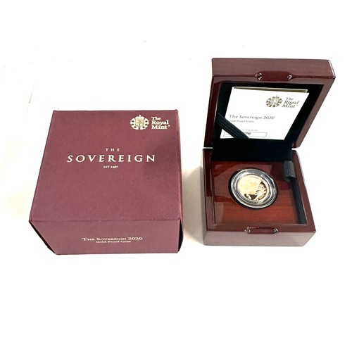 520 - The Royal Mint 'The Sovereign 2020' denomination The Sovereign, 916.7 AU, 7.98 grams, 22.05mm, issue... 