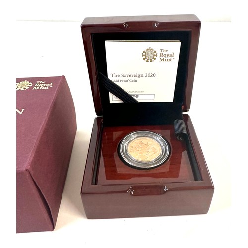 520 - The Royal Mint 'The Sovereign 2020' denomination The Sovereign, 916.7 AU, 7.98 grams, 22.05mm, issue... 