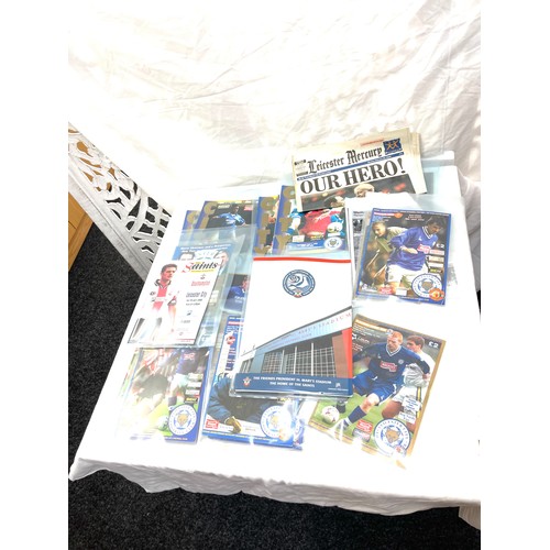 29 - Large selection of Leicester City Football programmes vintage and later