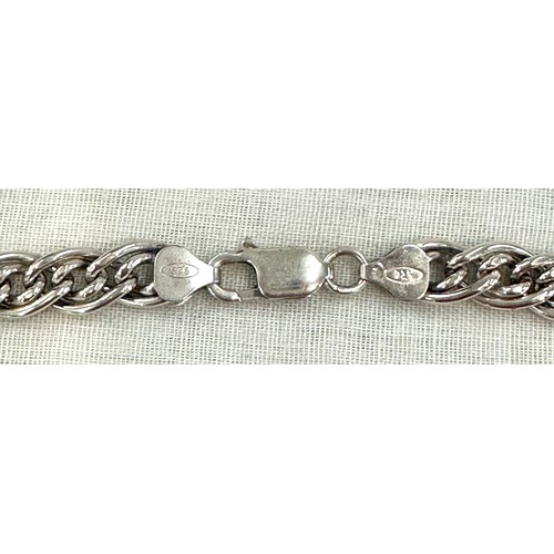 474 - Chunky vintage sterling silver chain, approximate weight 50g