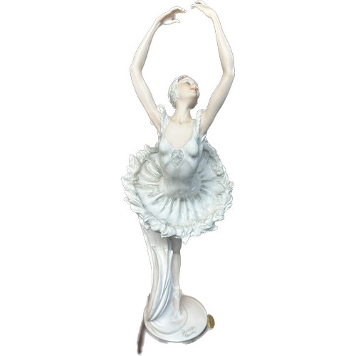 68 - Capodimonte Guiseppe Armani large ballerina figure measures approx 17 inches tall