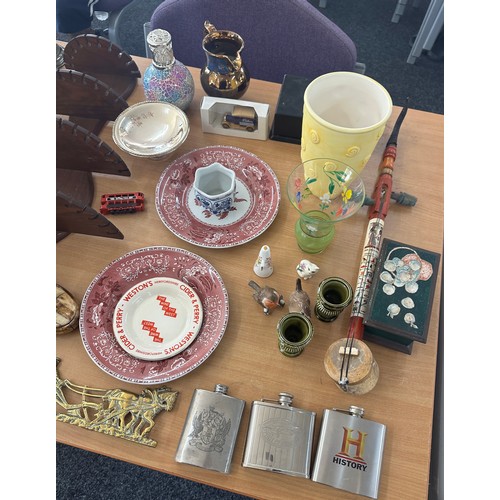 151 - Selection of miscellaneous to include pottery, wooden items, collectables etc