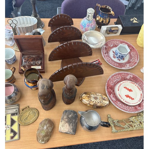 151 - Selection of miscellaneous to include pottery, wooden items, collectables etc