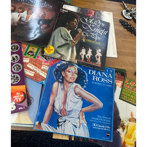 95 - Selection of vinyl LPS to include Queen, Abba, Diana Ross etc