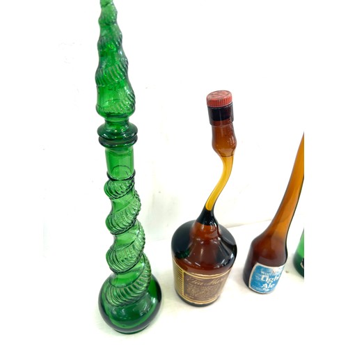 277 - Selection of vintage novelty bottles includes tia maria etc tallest measures approximately 17 inches