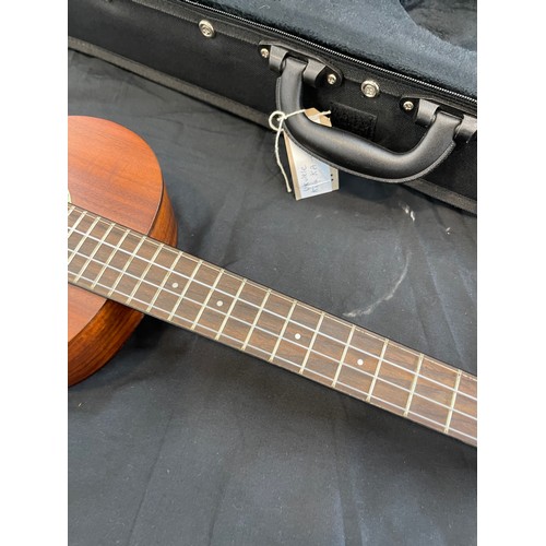 263 - Electro kala KA-Gat ukelele with uke crazy case