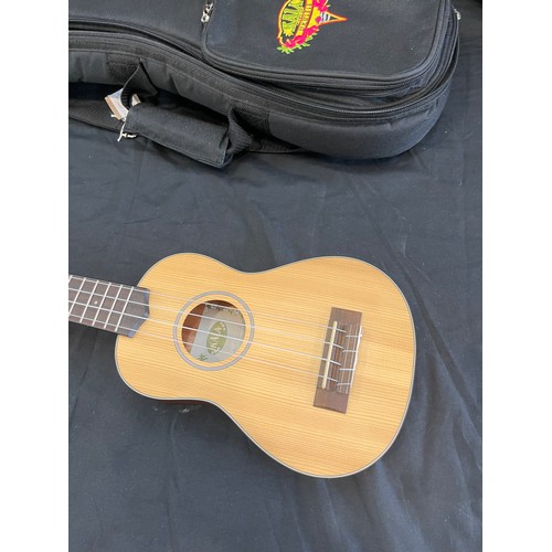 65 - Ukelele kala ka-sstu-bp travel size with kala case