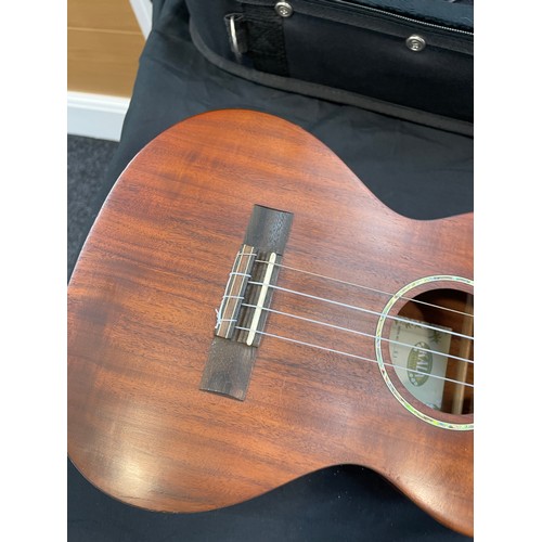 263 - Electro kala KA-Gat ukelele with uke crazy case