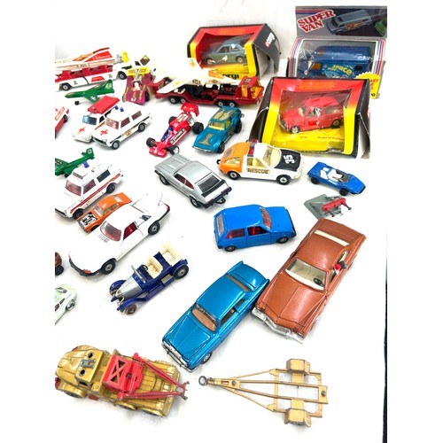 154 - Large selection of corgi, match box dinky cars etc