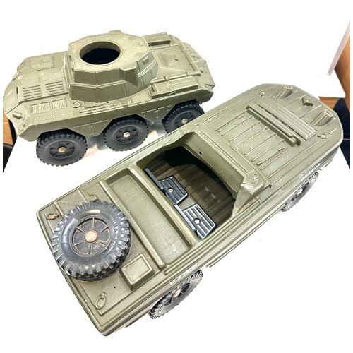 141 - Vintage Action Man Cherilea Amphibious Jeep, Cherilea tank