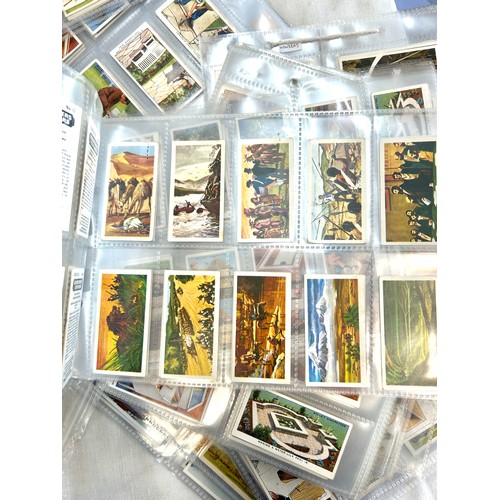 261 - Large selection of vintage cigarette cards to include Wills, Wonders of Wildlife, Brookbond etc