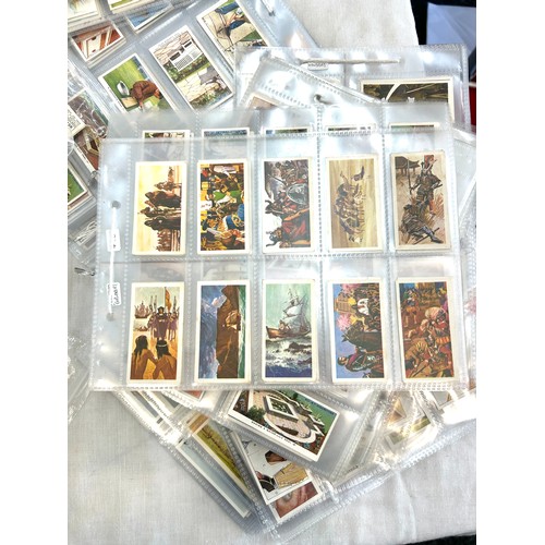 261 - Large selection of vintage cigarette cards to include Wills, Wonders of Wildlife, Brookbond etc