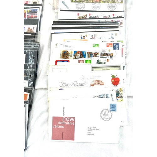 258 - Large quantity of vintage first day covers to include Police, Dinosaurs, Communications etc