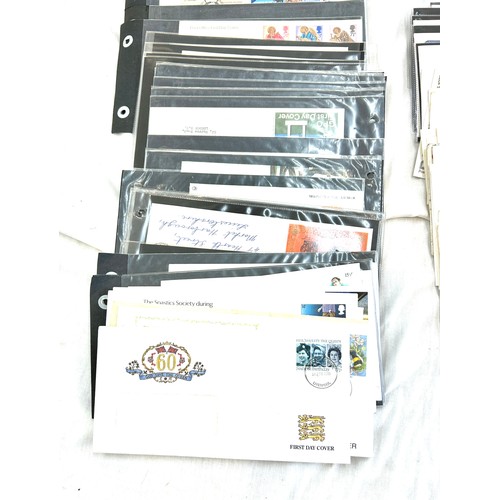 258 - Large quantity of vintage first day covers to include Police, Dinosaurs, Communications etc