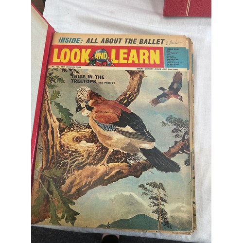 98 - Five vintage Look and Learn book/albums dated 1962, 1963, 64