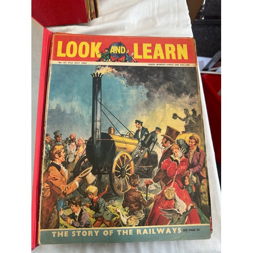 98 - Five vintage Look and Learn book/albums dated 1962, 1963, 64