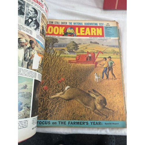 98 - Five vintage Look and Learn book/albums dated 1962, 1963, 64