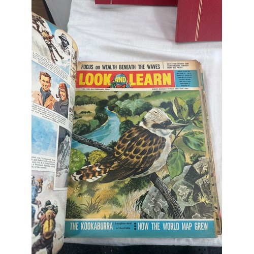 98 - Five vintage Look and Learn book/albums dated 1962, 1963, 64