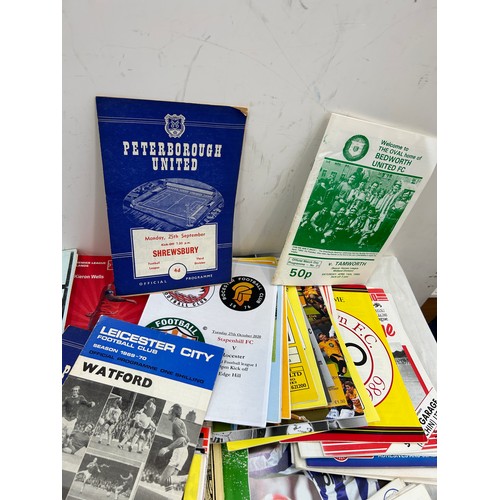 257 - Selection of vintage football programmes from 1960s onwards of various clubs