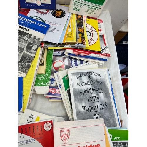 257 - Selection of vintage football programmes from 1960s onwards of various clubs