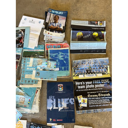 266 - Selection of coventry city football programmes