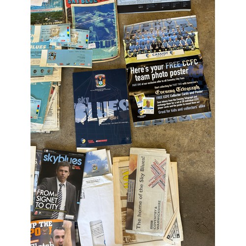 266 - Selection of coventry city football programmes
