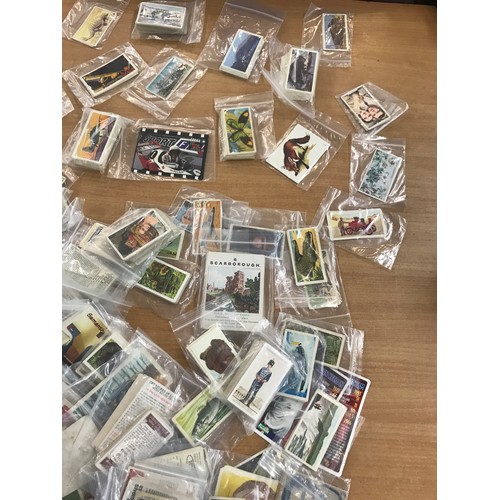 231 - Large selection of cigarette cards to include Kings and Queens of England, British birds etc