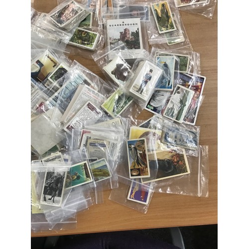 231 - Large selection of cigarette cards to include Kings and Queens of England, British birds etc