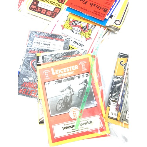 49 - Selection of vintage Speedway and bike programmes from various clubs and years to include Hackney Sp... 