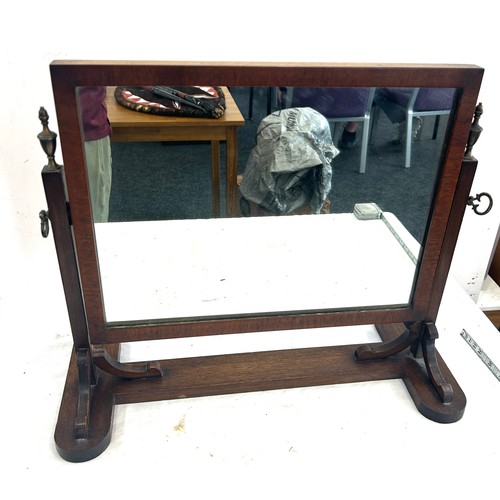 271 - Mahogany dressing table mirror 19 inches wide 16 inches tall
