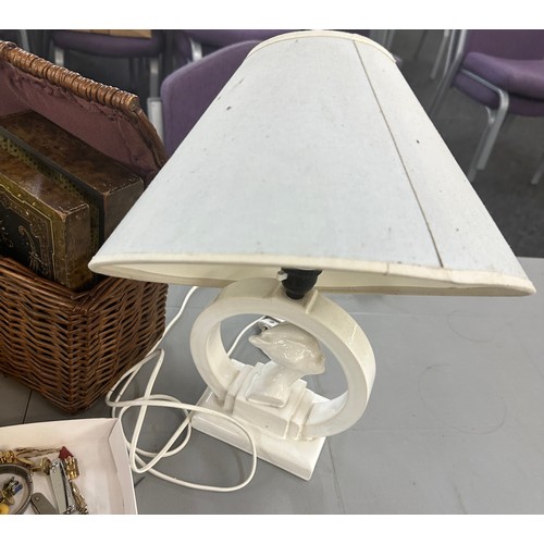 239 - Selection of assorted vintage miscellaneous to include pottery, glassware, binoculars etc