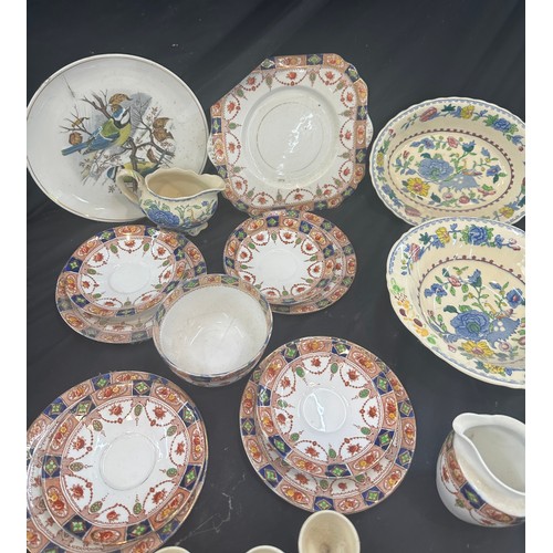 149 - Selection of vintage pottery to include Masons part dinner service and Royal Albion part tea service... 