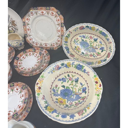 149 - Selection of vintage pottery to include Masons part dinner service and Royal Albion part tea service... 