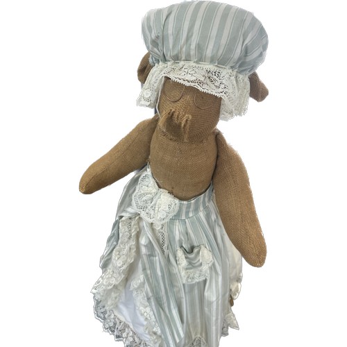 236 - Hand crafted large Mice by Mice and Things on a stand measures approx 37 inches tall