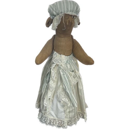 236 - Hand crafted large Mice by Mice and Things on a stand measures approx 37 inches tall