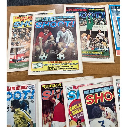 61 - Selection of vintage shoot magazines from various years 1974,77, 78 etc