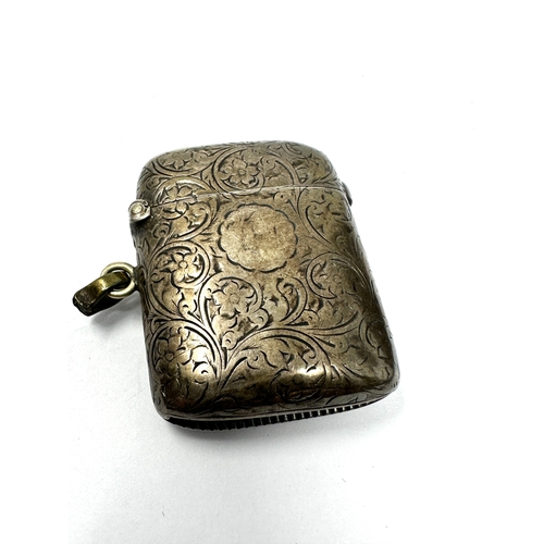 8 - Antique silver vesta case