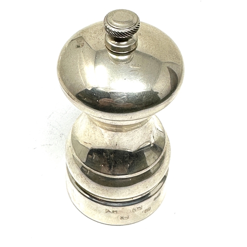 24 - silver hallmarked pepper mill