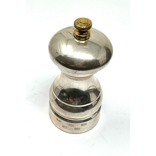 26 - silver hallmarked pepper mill