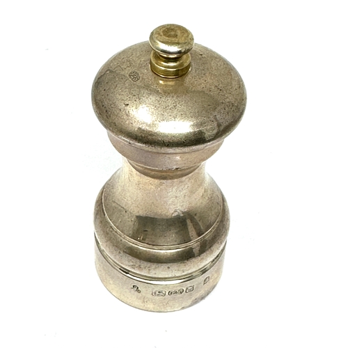 25 - Silver hallmarked pepper mill