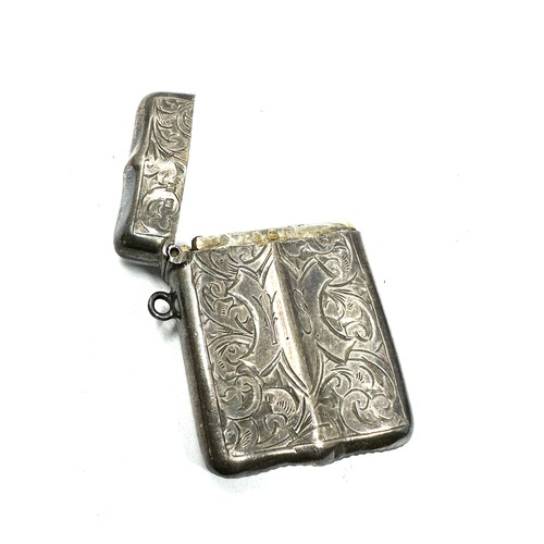 10 - Antique silver vesta case