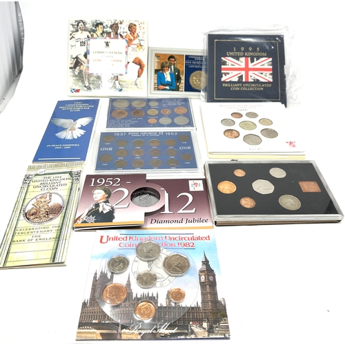 469 - Collection of  coins original packaging inc £2 coins etc